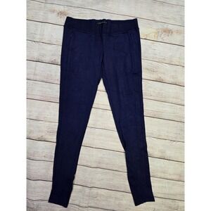 Theory Chrisley Classical Navy Skinny Pant Size P (S) Pockets Bodycon Soft‎ New